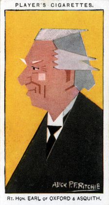 Herbert Henry Asquith, 1st Earl of Oxford and Asquith, British Prime Minister, 1926.Artist: Alick P F Ritchie
