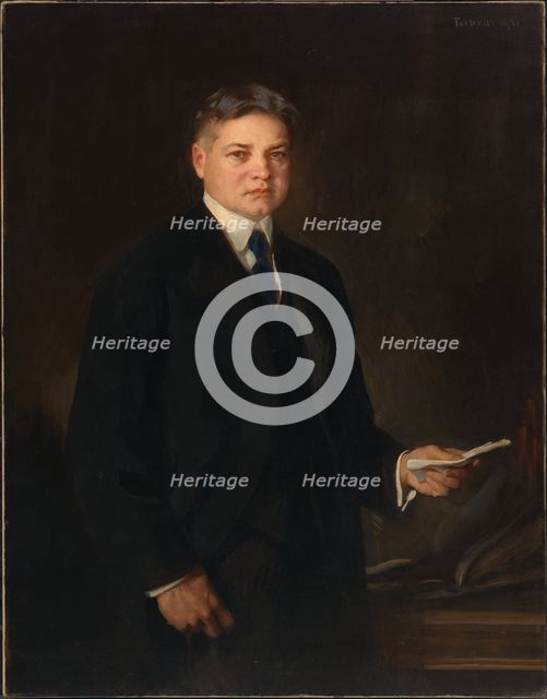 Herbert Hoover, 1921. Creator: Edmund Charles Tarbell.