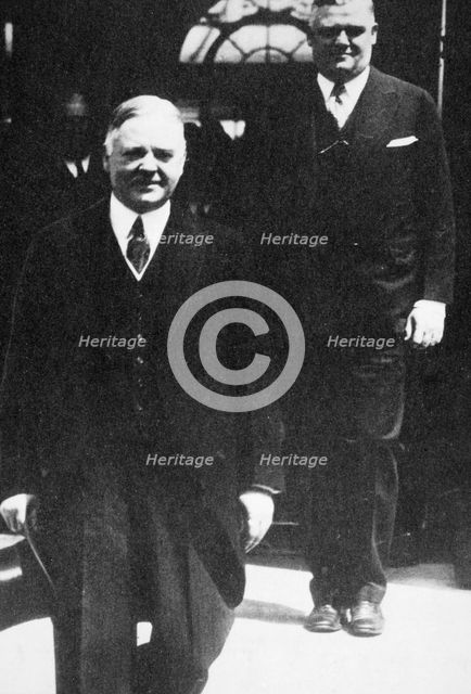 Herbert Hoover, 31st President of the United States, 1930s.  Creator: Unknown.