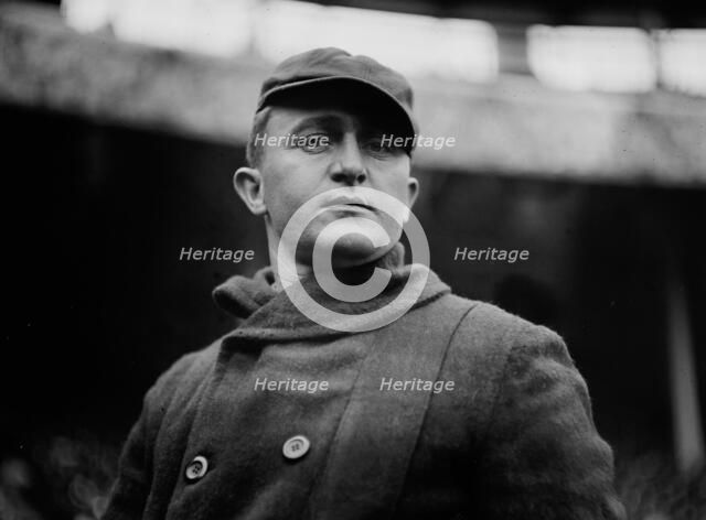 Herbert "Hub" Perdue, Boston NL (baseball), 1912. Creator: Bain News Service.