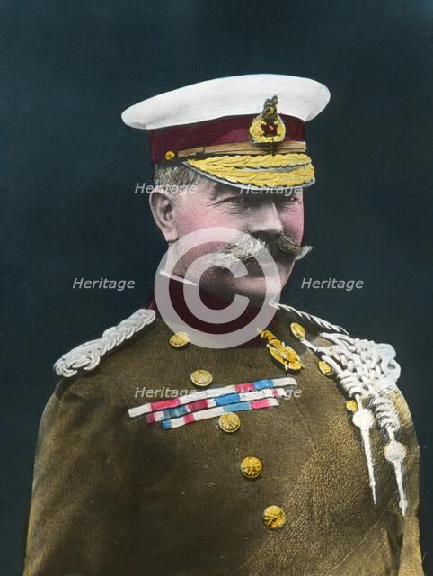 Herbert Kitchener, 1st Earl Kitchener, British soldier, early 20th century. Artist: Unknown