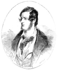 Herbert, M.P., Mover of the Address to Her Majesty, in the House of Commons, from a..., 1854. Creator: Smyth