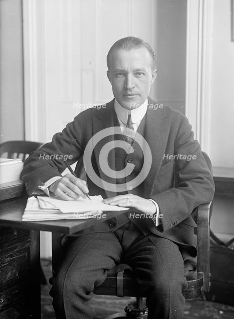 Herbert Meyer, Asst. Secretary of The Treasury, 1917. Creator: Harris & Ewing.