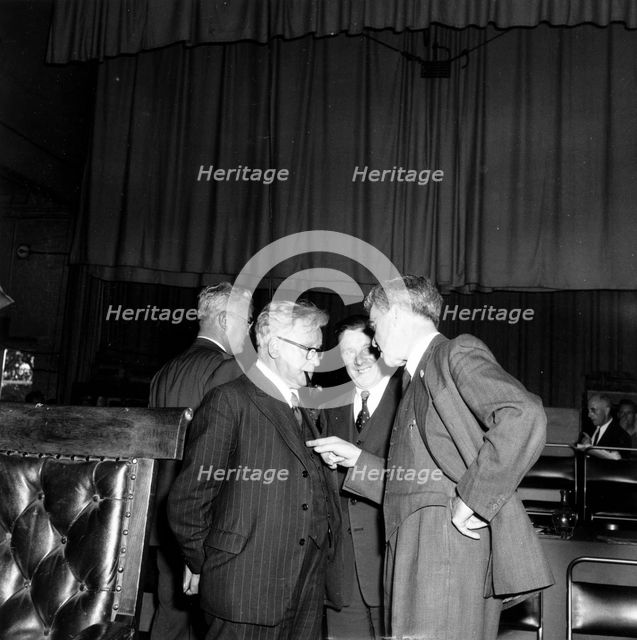 Herbert Morrison, TUC, 1954. Creator: Henry Grant.