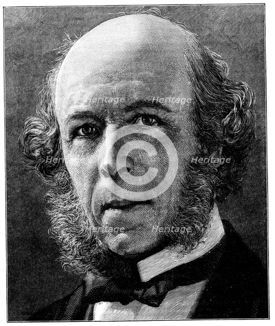 Herbert Spencer, English philosopher and sociologist, 1897. Creator: Anon.