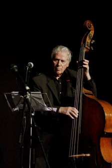 Herbie Flowers, Hawth, Crawley, West Sussex, Nov 2015. Artist: Brian O'Connor