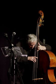 Herbie Flowers, Hawth, Crawley, West Sussex, Nov 2015. Artist: Brian O'Connor