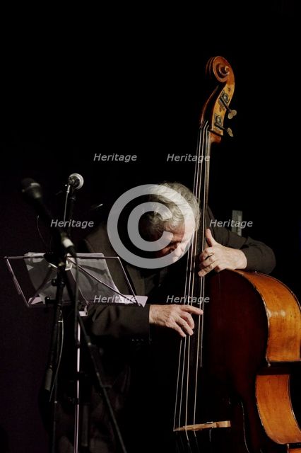 Herbie Flowers, Hawth, Crawley, West Sussex, Nov 2015. Artist: Brian O'Connor.