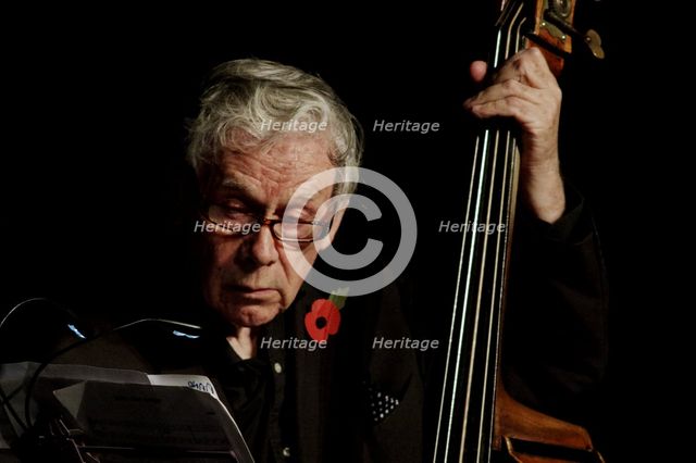 Herbie Flowers, Hawth, Crawley, West Sussex, Nov 2015. Artist: Brian O'Connor.