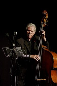 Herbie Flowers, Hawth, Crawley, West Sussex, Nov 2015. Artist: Brian O'Connor