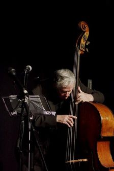 Herbie Flowers, Hawth, Crawley, West Sussex, Nov 2015. Artist: Brian O'Connor