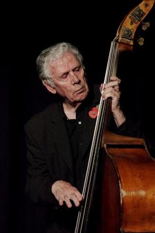 Herbie Flowers, Hawth, Crawley, West Sussex, Nov 2015. Artist: Brian O'Connor