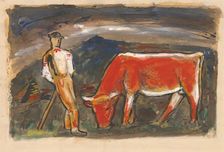 Herdsman, 1935-1936. Creator: Mikulas Galanda