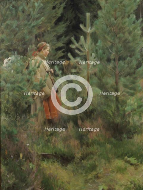 Herdsmaid (Vallkulla), 1908.