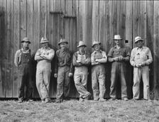 Here are the farmers who have bought machinery..., West Carlton, Yamhill County, Oregon, 1939. Creator: Dorothea Lange