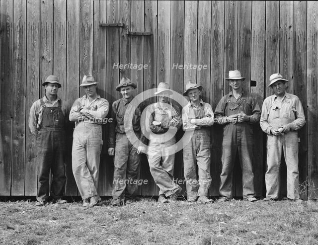 Here are the farmers who have bought machinery..., West Carlton, Yamhill County, Oregon, 1939. Creator: Dorothea Lange.