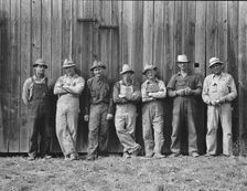 Here are the farmers who have bought machinery..., West Carlton, Yamhill County, Oregon, 1939. Creator: Dorothea Lange