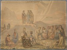 Here Dante finds the souls of princes who, filled only with the cares of rulers, neglected..., 1831. Creator: Johann Anton Ramboux