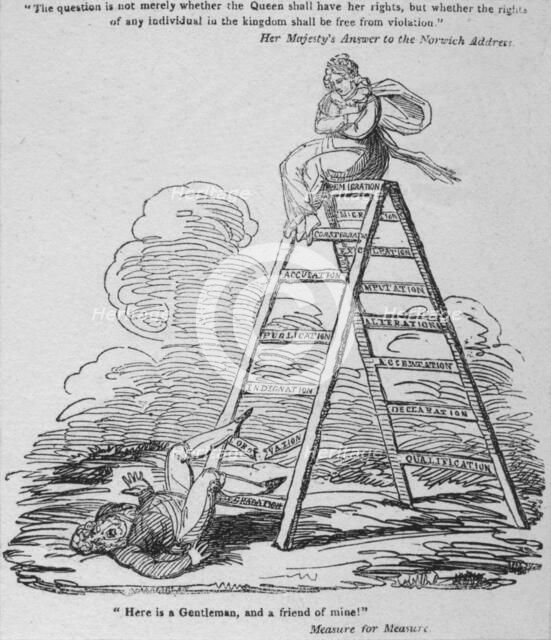 'Here is a Gentlemen, and a friend of mine!', c1820. Creator: George Cruikshank.