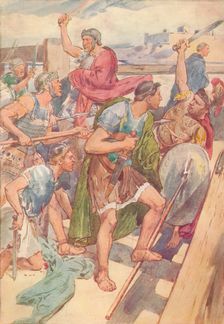 Here it would be possible, he thought, to hold the enemy at bay c1912 (1912)