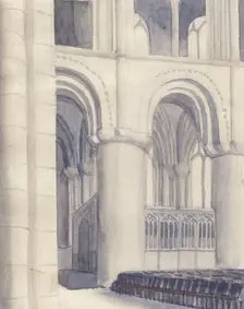 Hereford Cathedral 1951. Creator: Shirley Markham