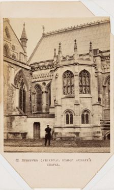 Hereford Cathedral, Bishop Audley Chapel, mid-late 19th century. Creator: Francis Bedford