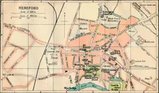 Hereford c20th Century. Artist: John Bartholomew