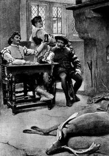 "Here's a Health to the Lass!" - by John Scott, 1895. Creator: Unknown