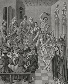 Heresy of the Flagellants, 15th century, (1877). Creator: Unknown