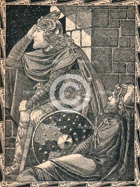 Hereward The Wake At Ely, 1902. Artist: Patten Wilson