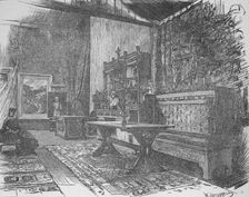 Herkomer's Studio 1890. Artist: William Hatherell