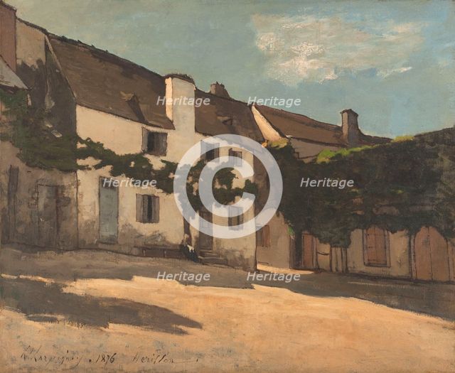 Herisson house, 1876. Creator: Henri-Joseph Harpignies.