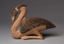 Heron Aryballos, c. 580 BC. Creator: Unknown
