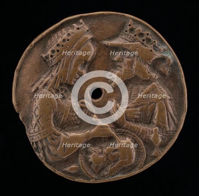 Herod and Herodias, late 15th century. Creator: Unknown.