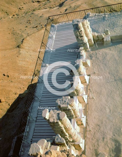 Herod's Palace at Masada, 1st century. Artist: Unknown