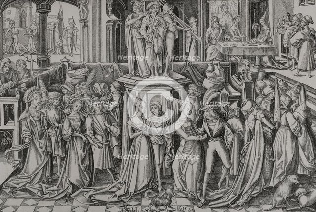 Herodias, (c. 15 BC - c. 39 AD), late 15th century, (1877). Creator: Unknown.