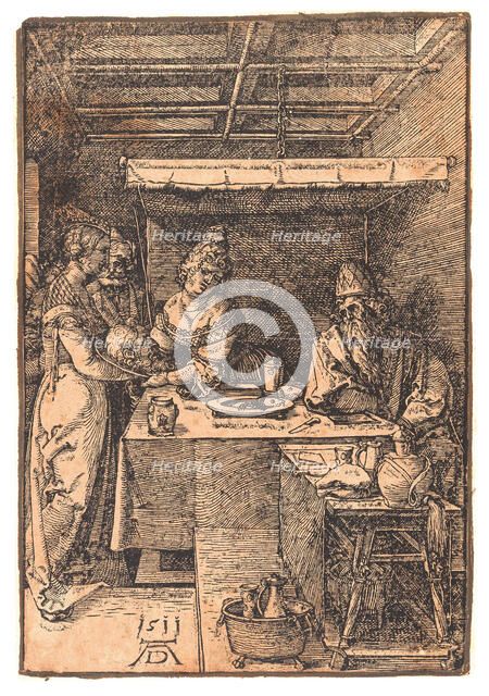Herodias Receiving the Head of Saint John the Baptist, 1511. Creator: Dürer, Albrecht (1471-1528).