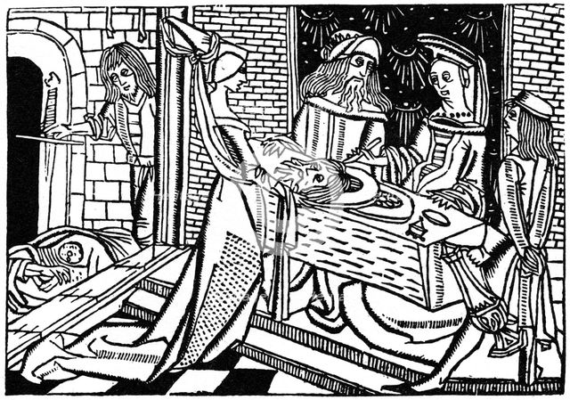 Herodias with the head of John the Baptist, 1488 (1964). Artist: Anon