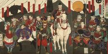 Heroes of the Shimazu Clan, 1877. Creator: Tsukioka Yoshitoshi