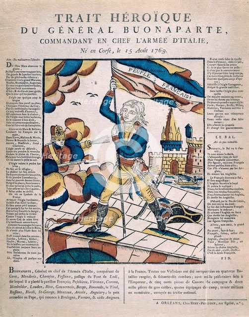 'Heroic General Bonaparte',19th century. Artist: Unknown