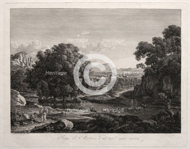 Heroic Landscape, 1795. Creator: Johann Christian Reinhart (German, 1761-1847).