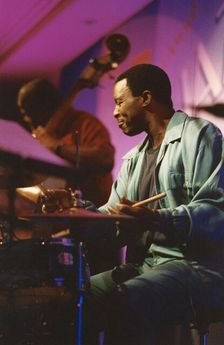 Herlin Riley, Nairn International Jazz Fesival, Scotland, 2004. Creator: Brian Foskett