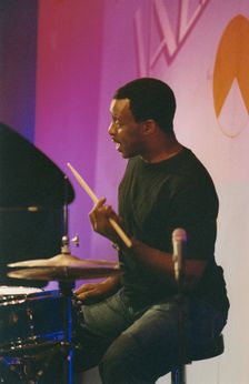 Herlin Riley, Nairn International Jazz Fesival, Scotland, 2004. Creator: Brian Foskett