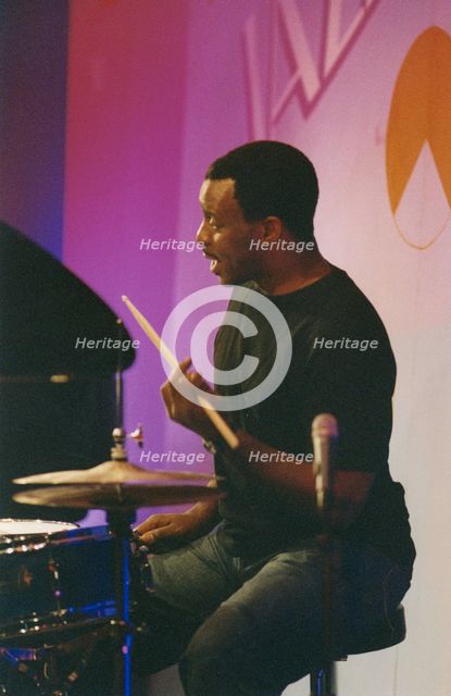 Herlin Riley, Nairn International Jazz Fesival, Scotland, 2004. Creator: Brian Foskett.