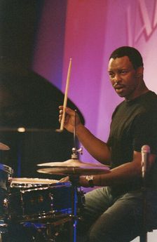 Herlin Riley, Nairn International Jazz Fesival, Scotland, 2004. Creator: Brian Foskett