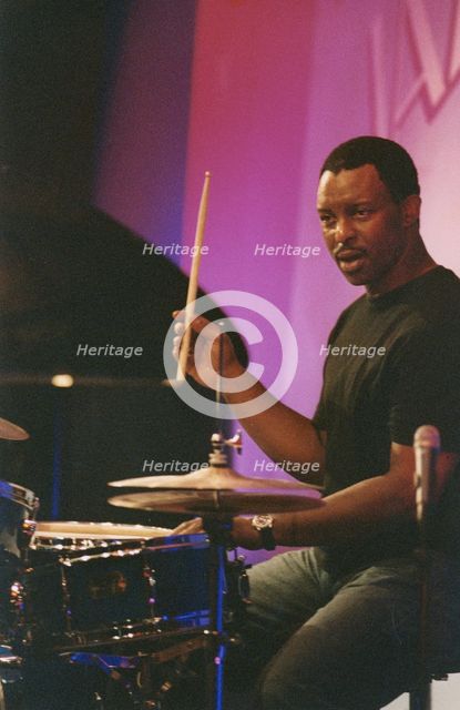 Herlin Riley, Nairn International Jazz Fesival, Scotland, 2004. Creator: Brian Foskett.