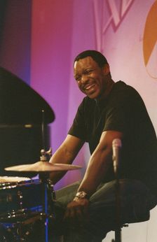 Herlin Riley, Nairn International Jazz Fesival, Scotland, 2004. Creator: Brian Foskett