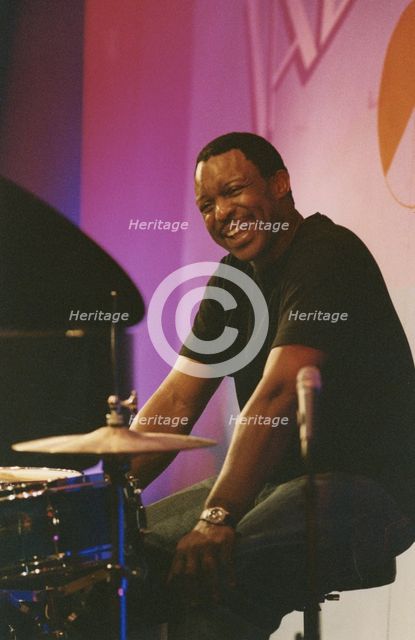 Herlin Riley, Nairn International Jazz Fesival, Scotland, 2004. Creator: Brian Foskett.