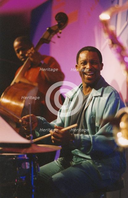 Herlin Riley, Nairn International Jazz Fesival, Scotland, 2004. Creator: Brian Foskett.