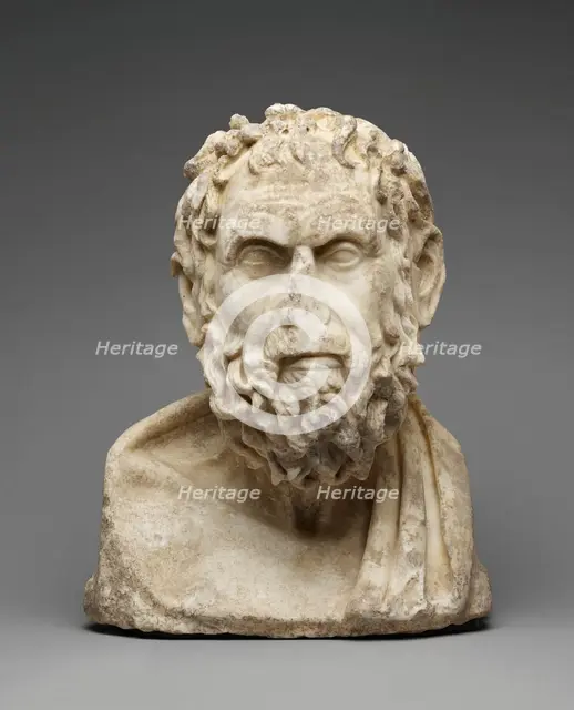 Herm Bust of a Greek Philosopher, late 1st century A.D. Creator: Unknown.